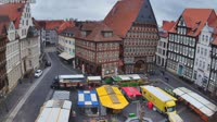 Hildesheim - Marktplatz, Hütte, Universität