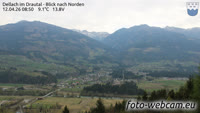 Dellach im Drautal - vaizdas į šiaurę