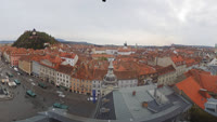 Graz - Rathausturm - Hauptplatz, , Schlossberg