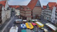 Hildesheim - Marktplatz, Hütte, Universität