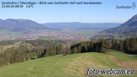 Sonthofen - Oberallgäu - Vue vers le nord-ouest