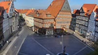 Hildesheim - Marktplatz, Hütte, Universität