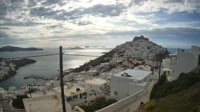 Astypalaia - pilis, vėjo malūnai