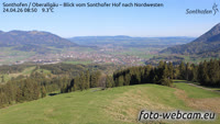Sonthofen - Oberallgäu - Vue vers le nord-ouest