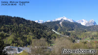 Garmisch-Partenkirchen - Große Olympiaschanze, Zugspitze