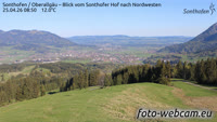 Sonthofen - Oberallgäu - vaizdas į šiaurės vakarus