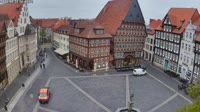 Hildesheim - Marktplatz, Hütte, Universität