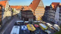 Hildesheim - Marktplatz, Hütte, Universität