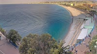 Nicea - Promenada Anglików, Plaża