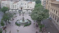 Huesca - Fuente de las Musas en la Plaza de Navarra