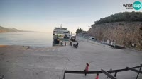Cherso - Ferry port Merag - Krk on Cres island