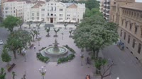 Huesca - Fontana delle Muse in Plaza de Navarra