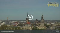 Dresdenas - Altstadt, Frauenkirche, Rathenauplatz, Carolabrücke