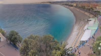 Nica - Promenade des Anglais, paplūdimys
