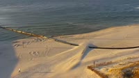 Beach, port entrance