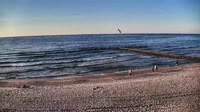Beach and port