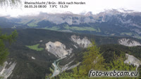 Brün - Rheinschlucht - Blick nach Norden