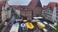 Hildesheim - Marktplatz, Hütte, Universität