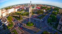 Ogrody Bernardynów, Pomnik, Rondo Dmowskiego