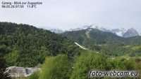 Garmišas-Partenkirchenas - Große Olympiaschanze, Zugspitze