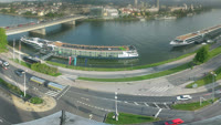 Linz - Donau, Nibelungenbrücke, Burg