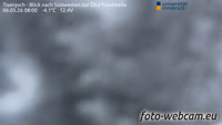 Tisenjoch - Blick nach Südwesten zur Ötzi Fundstelle