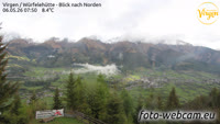 Virgen - Würfelehütte - Blick nach Norden