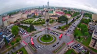 Ogrody Bernardynów, Pomnik, Rondo Dmowskiego