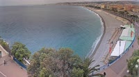 Nizza - Promenade des Anglais, Spiaggia