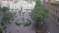 Huesca - Fontana delle Muse in Plaza de Navarra