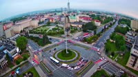 Ogrody Bernardynów, Pomnik, Rondo Dmowskiego