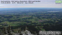 Samerberg - Hochrieshütte - Blick nach Norden