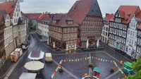 Hildesheim - Marktplatz, Hütte, Universität