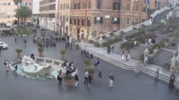 Rom - Piazza di Spagna, fontana della Barcaccia