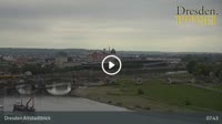 Dresden - Altstadt, Frauenkirche, Rathenauplatz, Carolabrücke