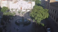 Huesca - Fontaine des Muses sur la Plaza de Navarra