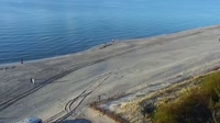 Plaża, wejście do portu