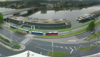 Linz - Donau, Nibelungenbrücke, Burg