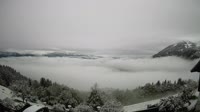 Millstättersee / Alpengasthof Bergfried - Blick über Döbriach nach Westen