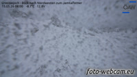 Dreiländerspitze - Urezzasjoch - Blick nach Nordwesten zum Jamtalferner