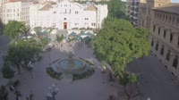 Huesca - Fuente de las Musas en la Plaza de Navarra