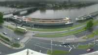 Linz - Donau, Nibelungenbrücke, Burg