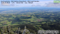 Samerberg - Hochrieshütte - Blick nach Norden