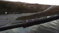 Spiaggia, ingresso porto