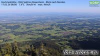 Samerberg - Hochrieshütte - Veduta a nord