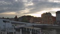 Motława - Kładka zwodzona na Ołowiankę