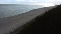 Plaża, wejście do portu