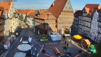 Hildesheim - Marktplatz, Hütte, Universität
