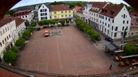Neuburg an der Donau - Schrannenplatz, Amalienstraße. Schloss