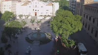 Huesca - Fontana delle Muse in Plaza de Navarra